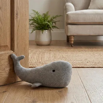 Zarážka do dveří ALTOM DESIGN WIELORYB 28 cm šedá