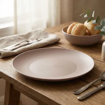 Talíř Plastový jídelní talíř ALTOM DESIGN 22 cm taupe