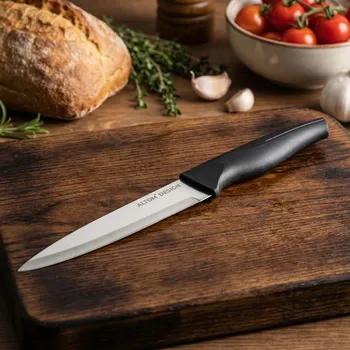 Kuchyňský nůž Univerzální nůž ALTOM DESIGN 23 cm černý