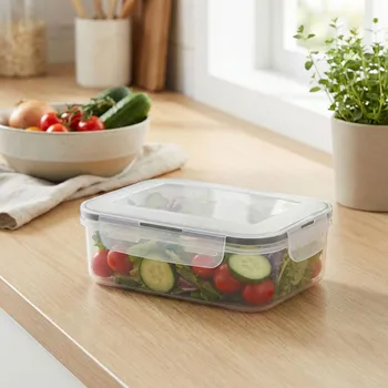 Dóza na potraviny Obdélníková dóza na potraviny ALTOM DESIGN 0,9 l průhledná