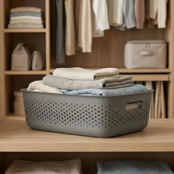 Dóza na potraviny Plastová dóza MOXOM OPENSTORE 10 l šedá