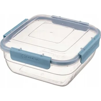 Dóza na potraviny Kvadratová dóza na potraviny 800 ml hermetická se 4 klipy