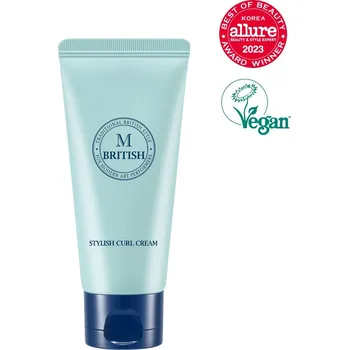 Stylingový přípravek British M - Styling Curl Cream - Hydratační stylingový krém pro definované a pružné kudrny 150 g