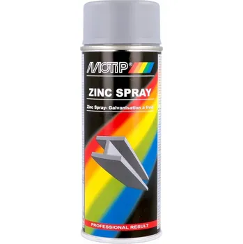 Barva ve spreji Motip Zinek Antikorozní Základní Nátěr Epoxidový esterový lak Sprej 400 ml