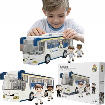 ostatní stavebnice Stavebnice autobusů Real Madrid 488 dílů