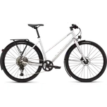 Specialized Sirrus X 3.0 Step-Through EQ 2026 Gloss Dove Grey / Metallic Pine Frost Reflective S