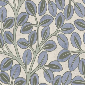 Tapeta Vliesová tapeta modré listy 791501 / Tapety na zeď 79150-1 Nordic Feeling (0,53 x 10,05 m) A.S.Création