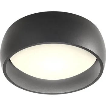 Redo Stropní LED svítidlo POLL, 20W, ø 15 cm, CRI90, TRIAC Barva: Černá, Barva světla: 3000K