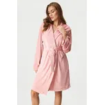 Hřejivý župan Luna krátký s kapucí