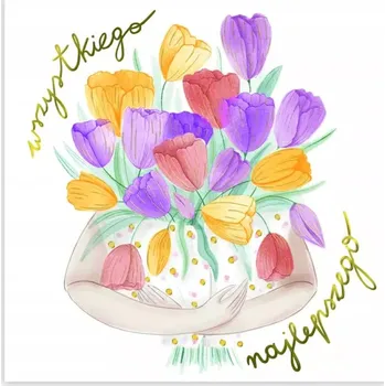 Obraz Vánoční přání 15 x 15 cm