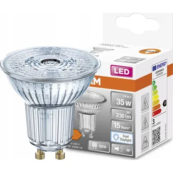 Žárovka OSRAM LED reflektor STAR PAR16 GU10 2,6W 6500K, studená bílá