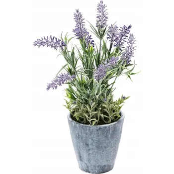 umělá květina Umělá Levandule v Květináči 32 cm Dekorativní Rostlina