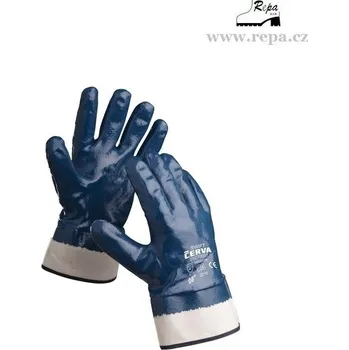 Pracovní rukavice CERVA SWIFT celomáčené pětiprsté 10