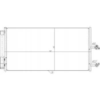 Výparník klimatizace Kondenzátor, klimatizace Hart 623 927