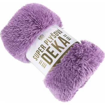 deka Deka s dlouhým vlasem fialová 150x200 cm