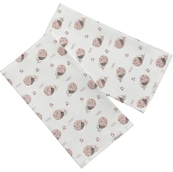 Dětské zboží Látková plena 70x70 cm Růžová ryba (balení 5 ks)