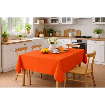 ubrus Orbytex Ubrus 100% bavlna - oranžová Rozměry: 120x140, Tvar: Obdélník