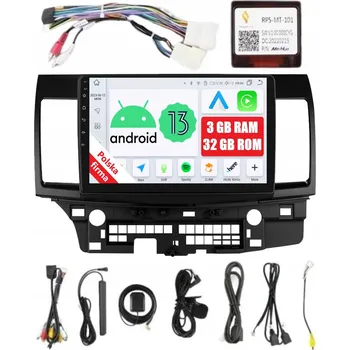 Autorádio 2DIN AUTORÁDIO ANDROID 10,1" 3/32GB MITSUBISHI LANCER IX 9 CARPLAY LTE DSP