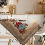 VÁNOČNÍ UBRUS DEKORATIVNÍ NA STŮL 140x180 +/-5%