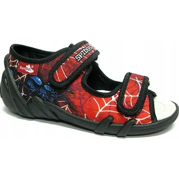 Dívčí bačkory Renbut 33-378 Sandálky papuče s koženou profilovanou vložkou, velikost 27