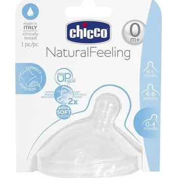 Dudlík Chicco silikonový 0 m+