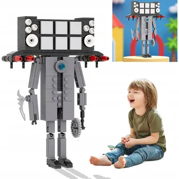 ostatní stavebnice STAVEBNICE SKIBIDI TOILET S FIGURKAMI TOALETY A TV KAMERY DÁREK PRO CHLAPCE