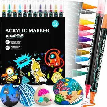 AKRYLOVÉ fixy Popisovače fixy 0,7 Fixy NA KAMENNÉ STROMY