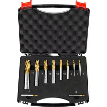 Vrták Sada stopkových fréz CYRRTEC, 3 - 20mm, 10 kusů