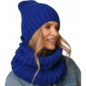 Čepice Alur sada: čepice a nákrčník (rolák) univerzální velikost, modrá