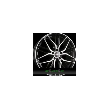 Alu kolo M08 8x18 5x112 ET30.00 black front polished