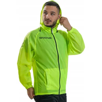 Moto bunda Bunda Givova Rain Basico Fluo žlutá RJ001 0019 VEL. L