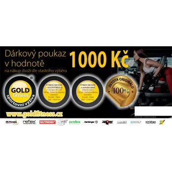 Dárkový potravinový koš Goldfitness.cz Dárkový poukaz 1.000,- Kč - elektronický