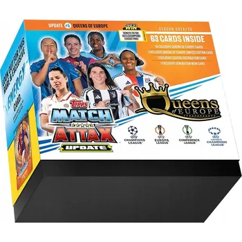 Karetní hra Topps Queens of Europe Balíček UEFA Champions League Match Attax Col. 2024/25