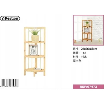 Konferenční stolek Rohový Dřevěný Stolek Přírodní Barva