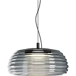 Redo Závěsné LED svítidlo ONDULA 20W, ø 41 cm, CCT 2700-3000K Barva: černá kouřová