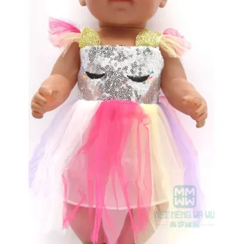 Doplněk pro panenku Unicorn šatičky pro American girl a Baby Born 43 cm Varianta: varianta 3