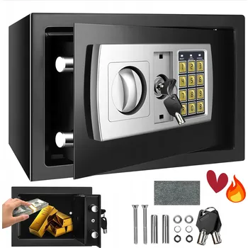 Trezor DIGITÁLNÍ DOMÁCÍ TREZOR MINI 8.5L ELEKTRONICKÝ BEZPEČNOSTNÍ BOX NA DOKUMENTY