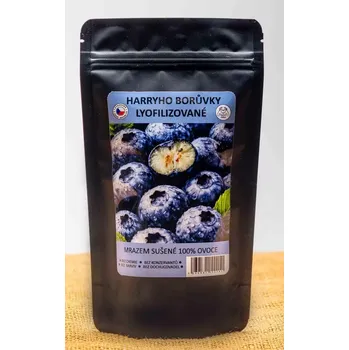 Sušené ovoce Lyofilizované Borůvky 50g (Křupavé Borůvky lyofilizované od Harryho 50g)