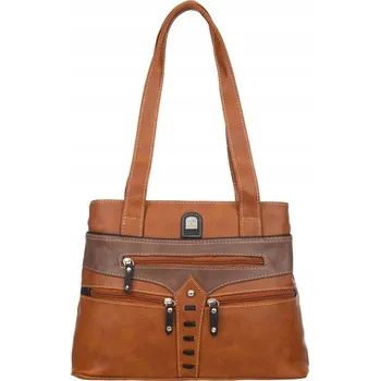 Kabelka Kabelka Charm & Shape – eko kůže, hnědá