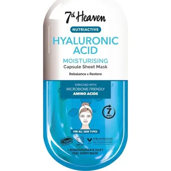 Pleťová maska Montagne Jeunesse (7th Heaven) Vyživující textilní pleťová maska HYALURON 1ks 7th Heaven