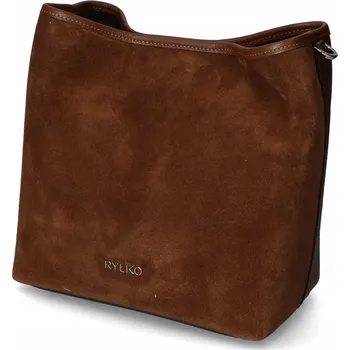 Ryłko kabelka z pravé kůže hnědá