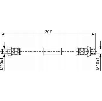 Brzdová hadice Bosch 1 987 476 974 Brzdová hadice
