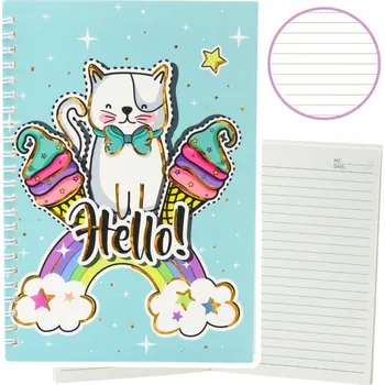 Vícebarevný Notes A5 Lean