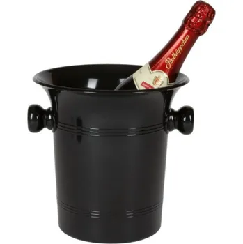 Chladič na víno Chladič na víno, šampaňské, černý lesk, objem 3,0 l
