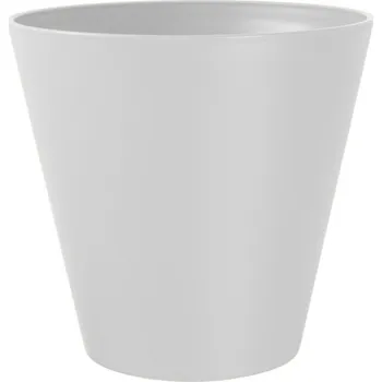 Obal na květináč Obal na květník ESTORIL samozavlažovací plastový d16x16cm, bílá
