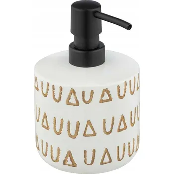 Dávkovač mýdla Ruční dávkovač mýdla stojací Wenko 350 ml bílý