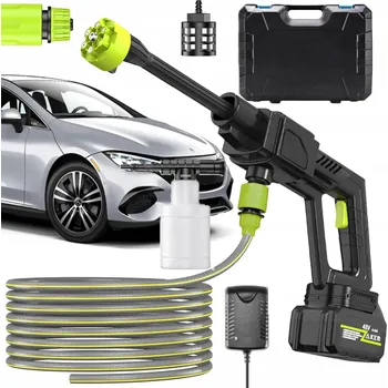 Vysokotlaký čistič AKUMULÁTOROVÁ TLAKOVÁ MYČKA BEZDRÁTOVÁ 48V 30 BAR SILNÁ SADA