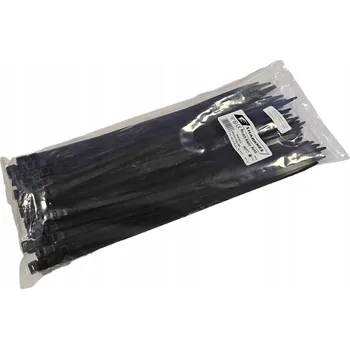 Stahovací páska STAHOVACÍ PÁSKY 8.8x400 Sharknes černé 100 Ks SILNÉ 55kg