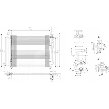 Klimatizace automobilu Hart 606 463 Kondenzátor klimatizace
