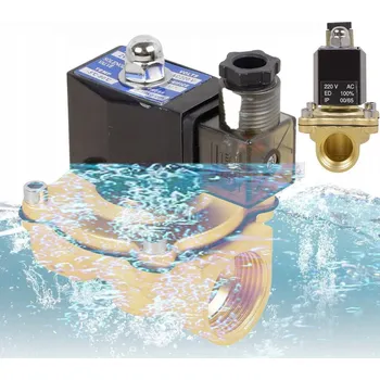 Ventil Elektromagnetický ventil 3/4" 0-10 bar NC normálně zavřený, 220V